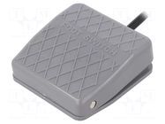 Switch: foot; Stabl.pos: 1; SPDT; 10A/250VAC; IP50; Leads: cables HIGHLY ELECTRIC