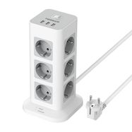 Tessan TS-TPS04-DE power strip (white), Tessan