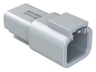 CONNECTOR HOUSING, RCPT, 2POS, IP67, GRY
