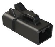 CONNECTOR HOUSING, PLUG, 2POS, IP67, BLK