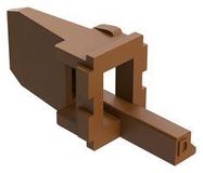 P-WEDGELOCK, 4POS, THERMOPLASTIC, BROWN