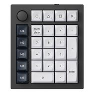 Keychron Q0 Max RGB Wireless Numeric Keyboard, Red Switch (Black) [Q0M-M1]., Keychron