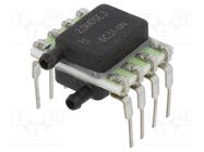 Sensor: pressure; -2.5÷2.5mbar; differential; OUT: SPI; THT; DIP HONEYWELL