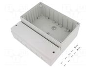 Enclosure: wall mounting; X: 213mm; Y: 185mm; Z: 90mm; CARDMASTER FIBOX