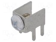 Terminal: screw terminal; THT,screw terminal; white; 7.5x5mm KEYSTONE
