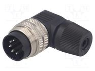 Connector: M16; plug; 682; male; PIN: 5; unshielded; silver plated BINDER