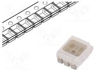 LED; SMD; 3528,PLCC6; RGB; 3.5x2.8x1.45mm; 120°; 20mA; Front: flat VISHAY