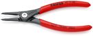 KNIPEX 49 11 A0 Precision Circlip Pliers for external circlips on shafts with non-slip plastic coating grey atramentized 140 mm