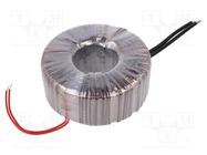 Transformer: toroidal; 600VA; 230VAC; 24V; 25A; Leads: cables; IP00 INDEL