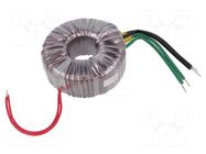 Transformer: toroidal; 200VA; 230VAC; 14V; 14V; 7.14A; 7.14A; H: 50mm INDEL