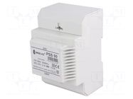 Transformer: mains; 50VA; 230VAC; 24V; Leads: terminal block; IP30 BREVE TUFVASSONS