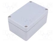 Enclosure: multipurpose; X: 75mm; Y: 110mm; Z: 55mm; EURONORD; grey FIBOX