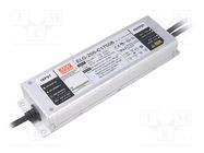 Power supply: switched-mode; LED; 200W; 57÷114VDC; 1750mA; IP67 MEAN WELL