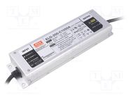 Power supply: switched-mode; LED; 200W; 95÷190VDC; 525÷1050mA MEAN WELL