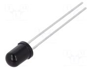 IR transmitter; 5mm; 950nm; black; 130mW; 20°; 1.5÷1.8VDC; THT ams OSRAM