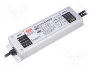 Power supply: switched-mode; LED; 200W; 71÷142VDC; 1400mA; IP67 MEAN WELL