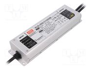 Power supply: switched-mode; LED; 200W; 95÷190VDC; 1050mA; IP67 MEAN WELL