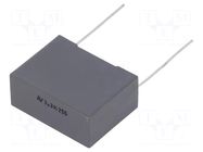 Capacitor: polyester; 3.3uF; Uoper: 250VDC; 160VAC; 22.5mm; ±10% KEMET