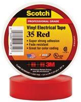 TAPE, INSULATION, PVC, RED, 0.75INX66FT