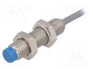 Sensor: inductive; OUT: PNP / NO; 0÷2mm; 10÷30VDC; M8; 2m; IP67 LANBAO