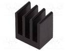 Heatsink: extruded; black; L: 10mm; W: 13.5mm; H: 15.24mm; 23.4K/W FISCHER ELEKTRONIK