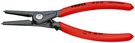 KNIPEX 49 31 A2 Precision Circlip Pliers for external circlips on shafts with overexpansion guard with non-slip plastic coating grey atramentized 180 mm