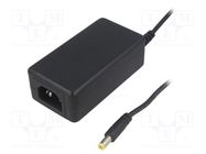 Power supply: switching; 5VDC; 4A; Out: 5,5/2,1; 20W; 90÷264VAC SUNNY