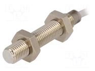 Sensor: inductive; OUT: NPN / NO; 0÷1.5mm; 10÷30VDC; M8; 2m; IP67 SELS