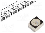 LED; SMD; 3528,PLCC2; red; 1.5÷3.8lm; 450÷1400mcd; 3.4x3x2.1mm ams OSRAM