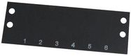 TERMINAL BLOCK MARKER, 1 TO 6, 14.3MM