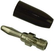 BANANA PLUG, 15A, SOLDERLESS, BROWN