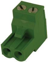 TERMINAL BLOCK PLUGGABLE, 2 POSITION, 30-12AWG