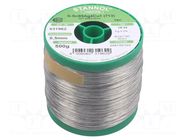 Tin; lead free; Sn95,5Ag3,8Cu0,7; 0.5mm; 0.5kg; reel; 217°C; HF32 STANNOL