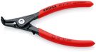 KNIPEX 49 41 A11 Precision Circlip Pliers for external circlips on shafts with non-slip plastic coating grey atramentized 130 mm