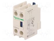 Auxiliary contacts; Leads: screw terminals; front; TeSys D SCHNEIDER ELECTRIC