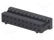 Connector: wire-wire/PCB; plug; female; PIN: 20; SignalBee; crimped HIROSE