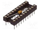 Socket: integrated circuits; DIP20; Pitch: 2.54mm; precision; THT MPE GARRY