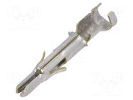 Contact; male; Universal MATE-N-LOK; brass; tinned; 0.5÷2mm2; bulk TE Connectivity