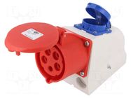 Connector: AC supply 3-phase; socket; female; 32A; 400VAC; Kombi PCE