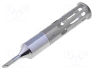 Tip; conical sloped; 2mm; for gas soldering iron WELLER