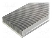 Heatsink: extruded; grilled; natural; L: 1000mm; W: 120mm; H: 34mm FISCHER ELEKTRONIK