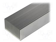 Heatsink: extruded; grilled; natural; L: 1000mm; W: 75mm; H: 45mm FISCHER ELEKTRONIK