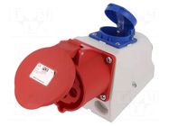 Connector: AC supply 3-phase; socket; female; 32A; 400VAC; Kombi PCE