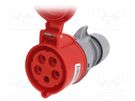 Connector: AC supply 3-phase; socket; female; 32A; 400VAC; IP44 PCE
