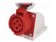 Connector: AC supply 3-phase; socket; female; 16A; 400VAC; IP67 PCE