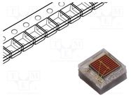 LED; red; 130°; 350mA; λd: 613.5÷631nm; 30÷43lm; 1.6x1.6x0.75mm ProLight Opto