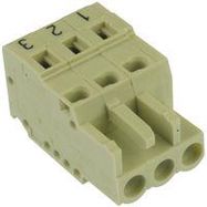 TERMINAL BLOCK PLUGGABLE, 3 POSITION, 28-12AWG