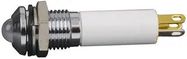 LED INDICATOR, 8MM, RED/YEL/GRN, 24VDC, IP67