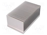 Heatsink: extruded; grilled; natural; L: 100mm; W: 174mm; H: 75.5mm FISCHER ELEKTRONIK