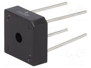 Bridge rectifier: single-phase; Urmax: 100V; Ufmax: 1.2V; If: 10A DIOTEC SEMICONDUCTOR